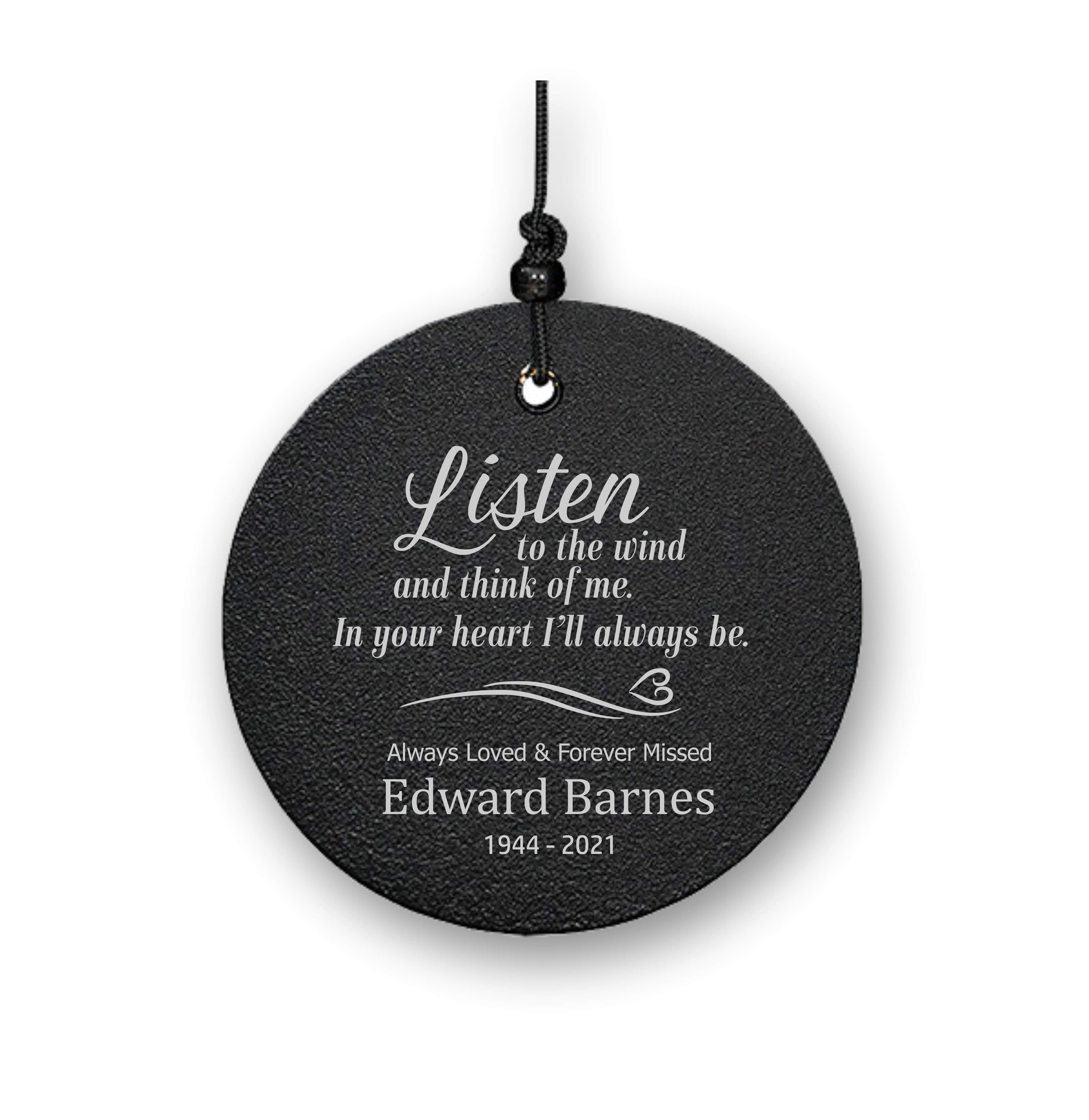 Listen to the Wind and Think of Me | Corinthian Bells Wind Chime | Made in USA