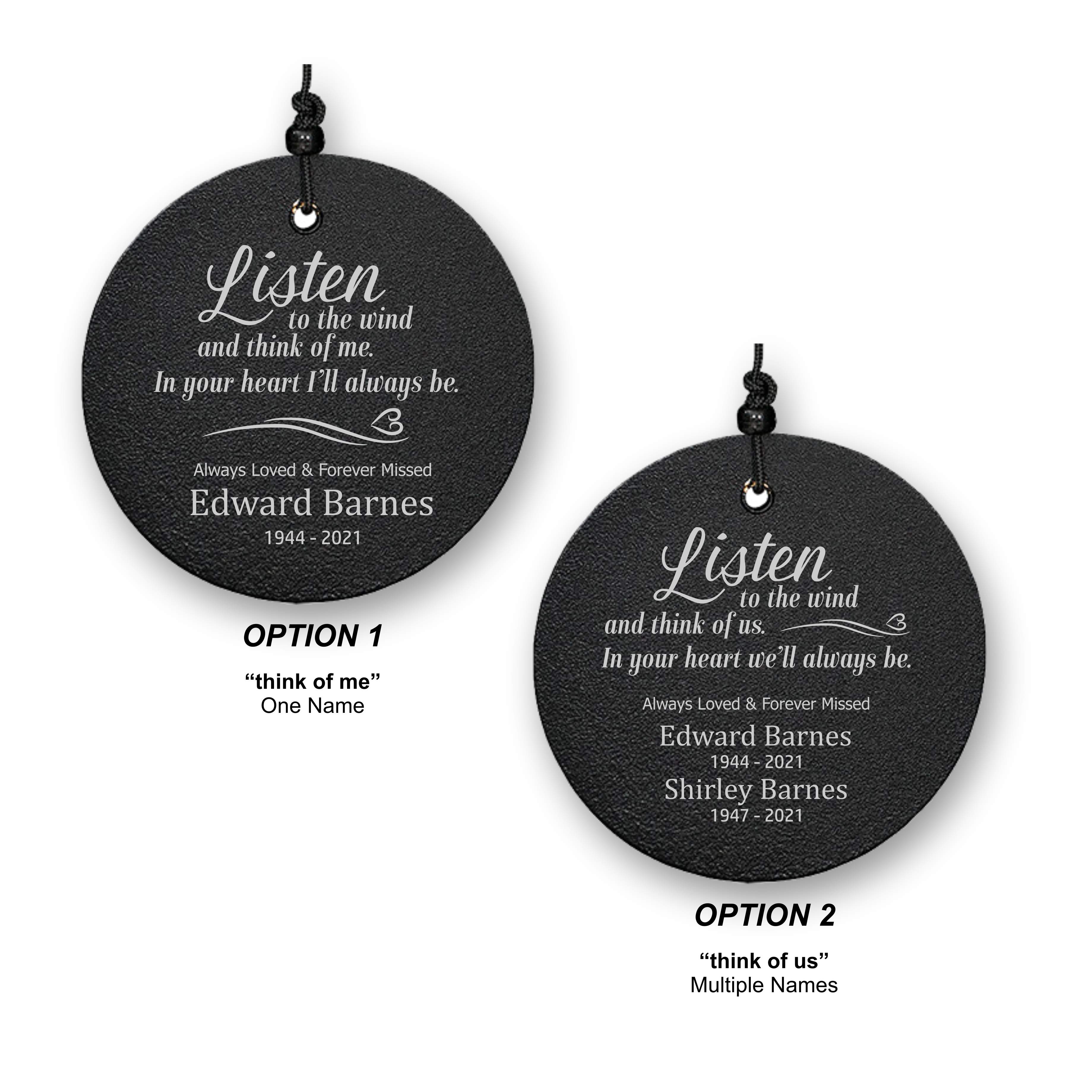 Listen to the Wind and Think of Me | Corinthian Bells Wind Chime | Made in USA