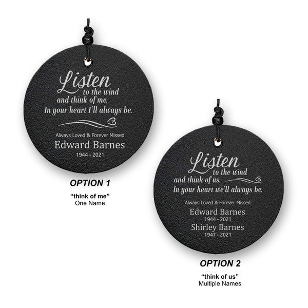 Listen to the Wind and Think of Me | Corinthian Bells Wind Chime | Made in USA