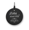 Listen and Know I am Near Memorial Wind Chime | Corinthian Bells | Made in USA