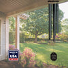35-Inch Black - Personalized Memorial Gift Wind Chime - Listen and Know I am Near