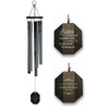 35-Inch Black - Personalized Memorial Wind Chime - Listen to the Wind In Your Heart I'll Always Be