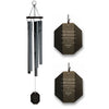 35-Inch Black - Personalized Retirement Wind Chime - Never Underestimate the Difference You Made