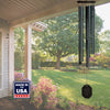 35-Inch Black - Personalized Retirement Wind Chime - Never Underestimate the Difference You Made