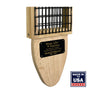 Memorial Suet Bird Feeder | Wings and Memories | Solid Wood Hanging | Made in USA