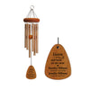 Memorial Wind Chime Personalized with Two Names | Listen and Know We are Near | Sympathy Gift | Made in USA