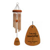 18-Inch Bronze - I Can Only Imagine Memorial Wind Chime - Personalized