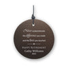 Never Underestimate the Difference Retirement Wind Chime | Corinthian Bells | Made in USA