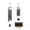 Listen and Know I am Near Memorial Wind Chime | Amish Large Chime | Made in USA