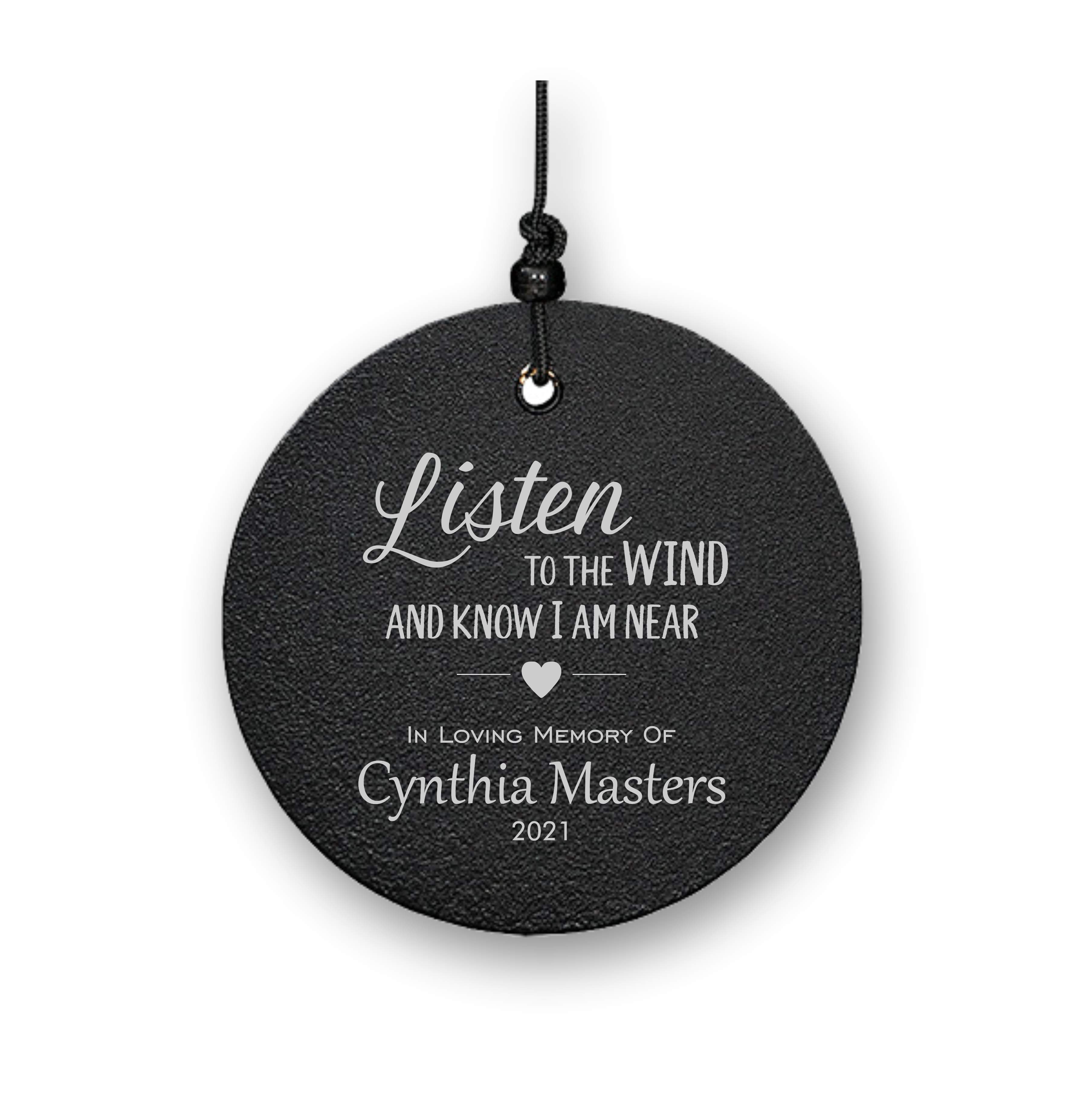 Memorial Wind Chime | Listen to the wind and Know I am near | Corinthian Bells
