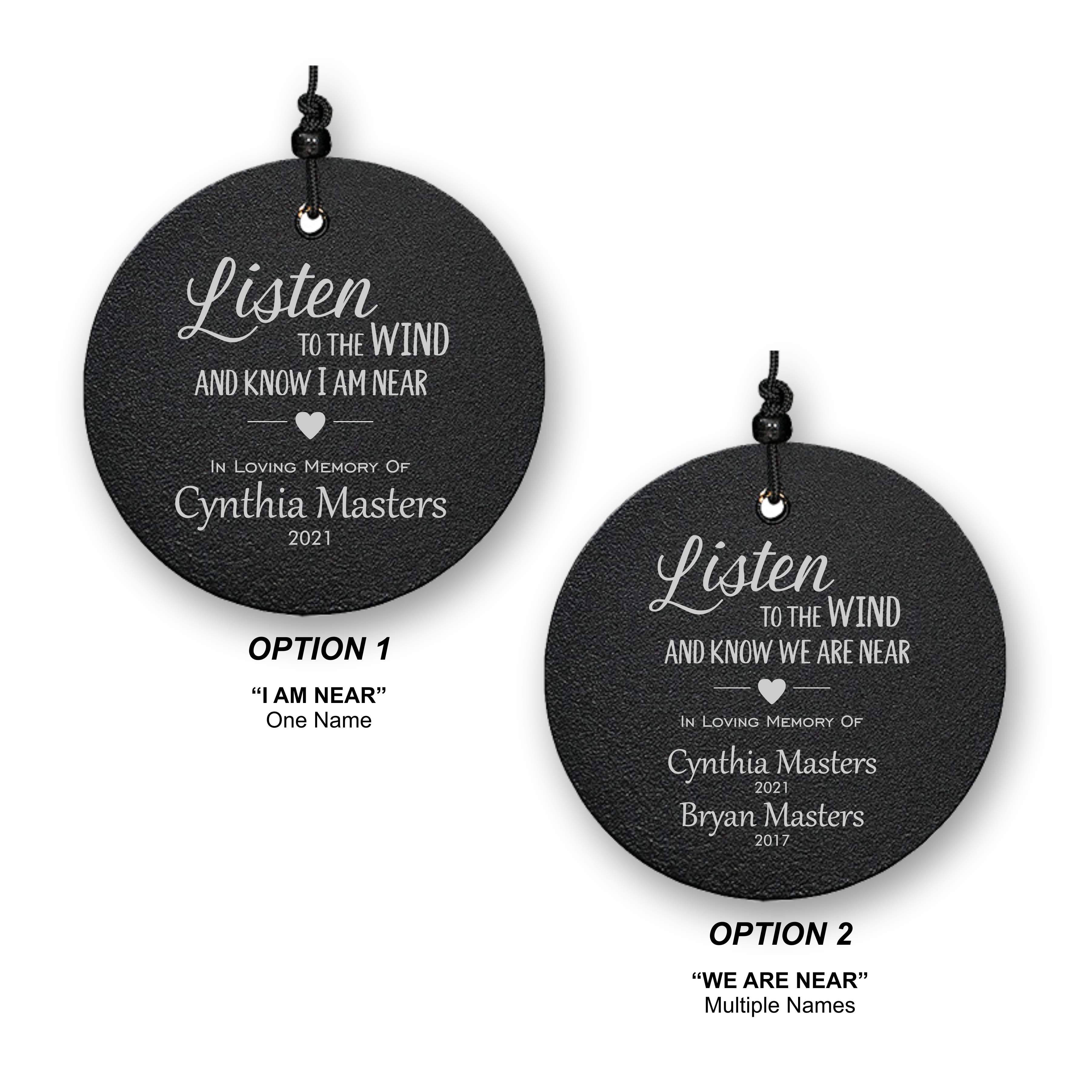 Listen to the Wind Memorial Wind Chime | Corinthian Bells | Made in USA