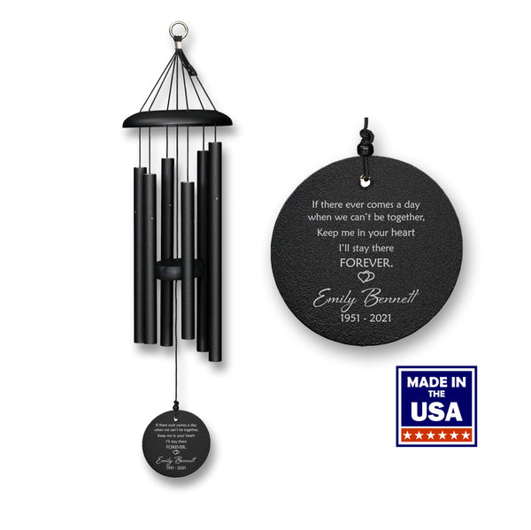 Memorial Wind Chime | Keep Me in your Heart I'll Stay There Forever | Corinthian Bells