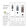 Corinthian Bells Wind Chime |  Listen to the Wind and Think of Me | Made in USA