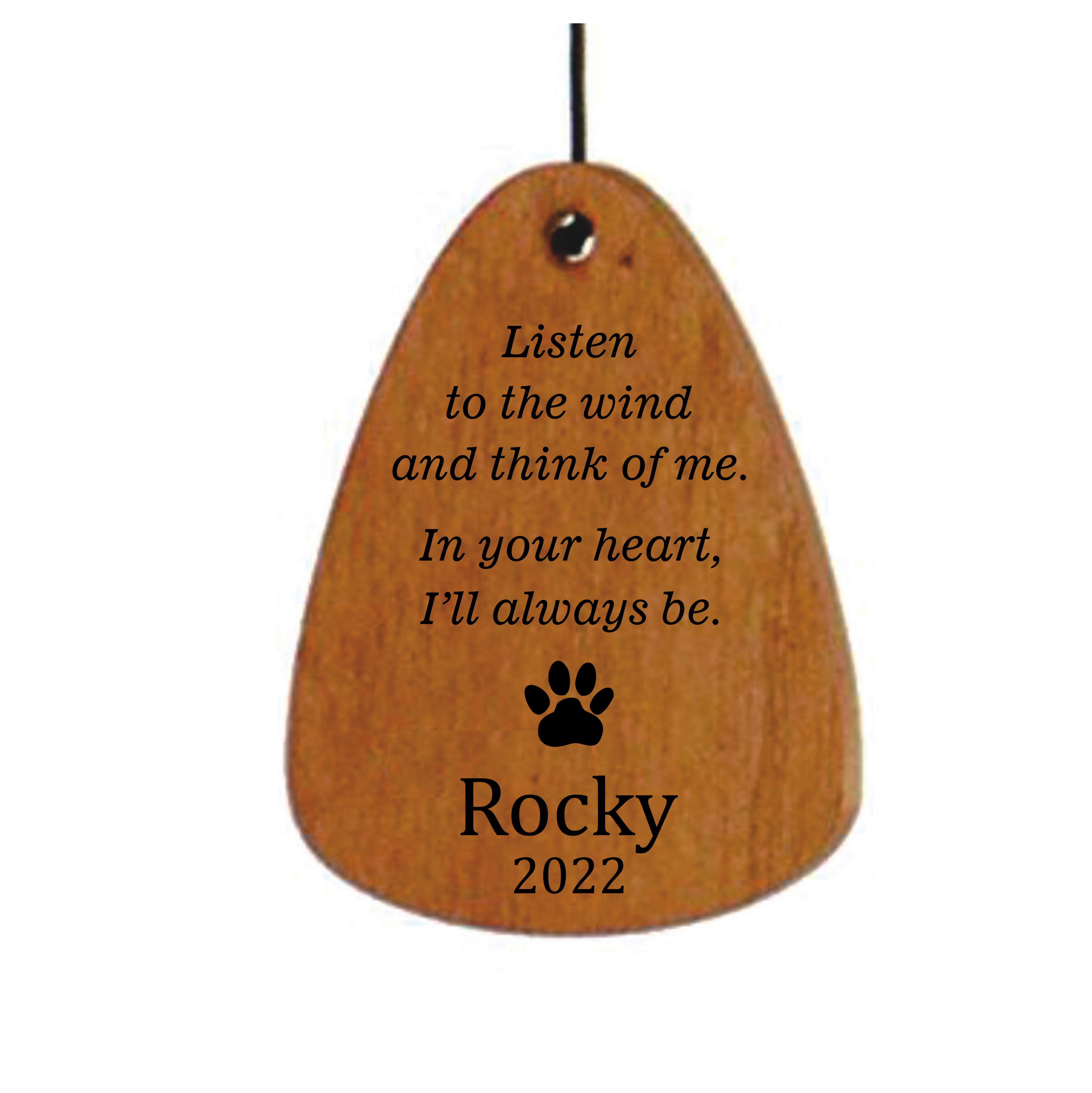 Pet Memorial Wind Chime | Pet Loss | Loss of Dog Sympathy Gift