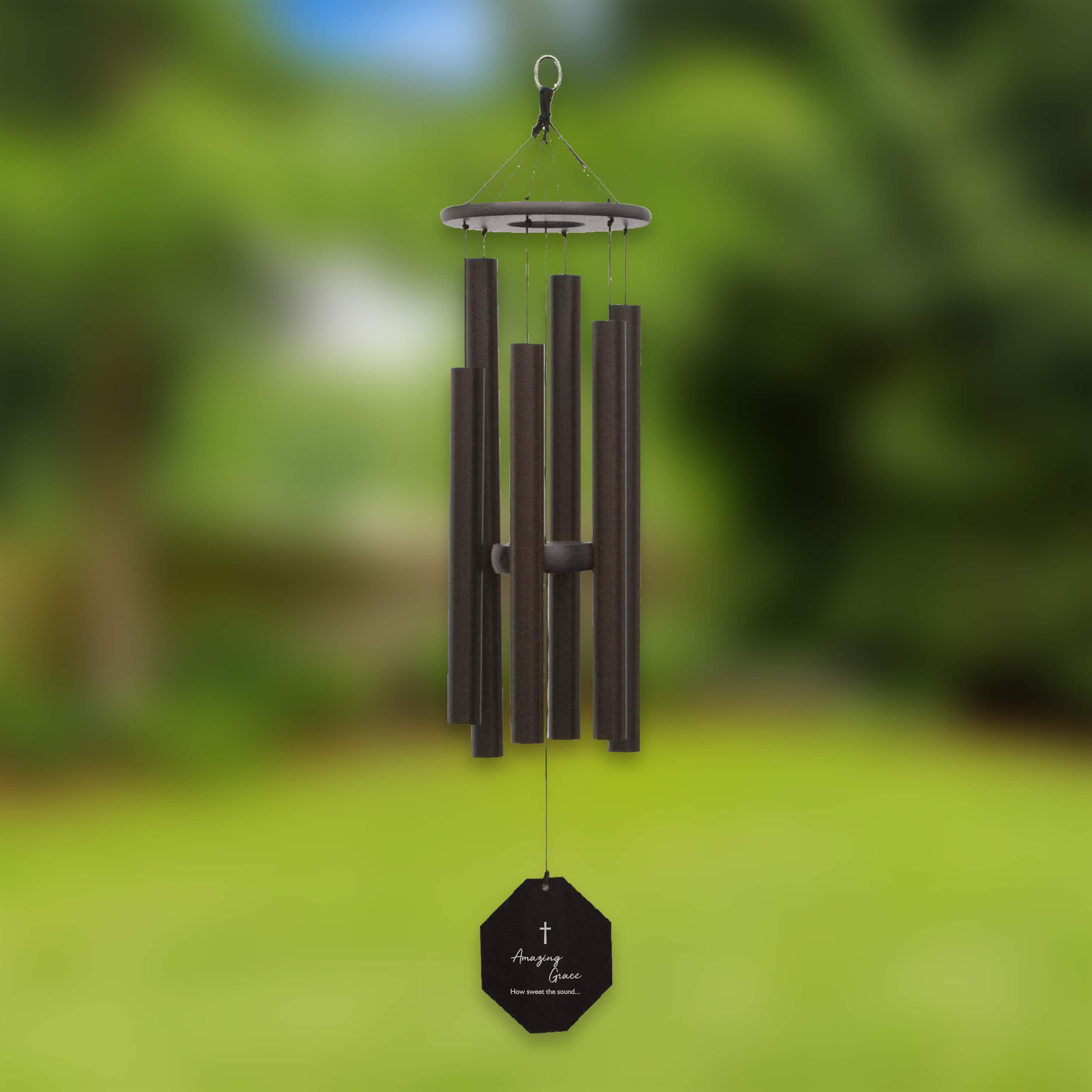 Amazing Grace How Sweet the Sound Memorial Wind Chime | Amish Wind Chime | Made in USA