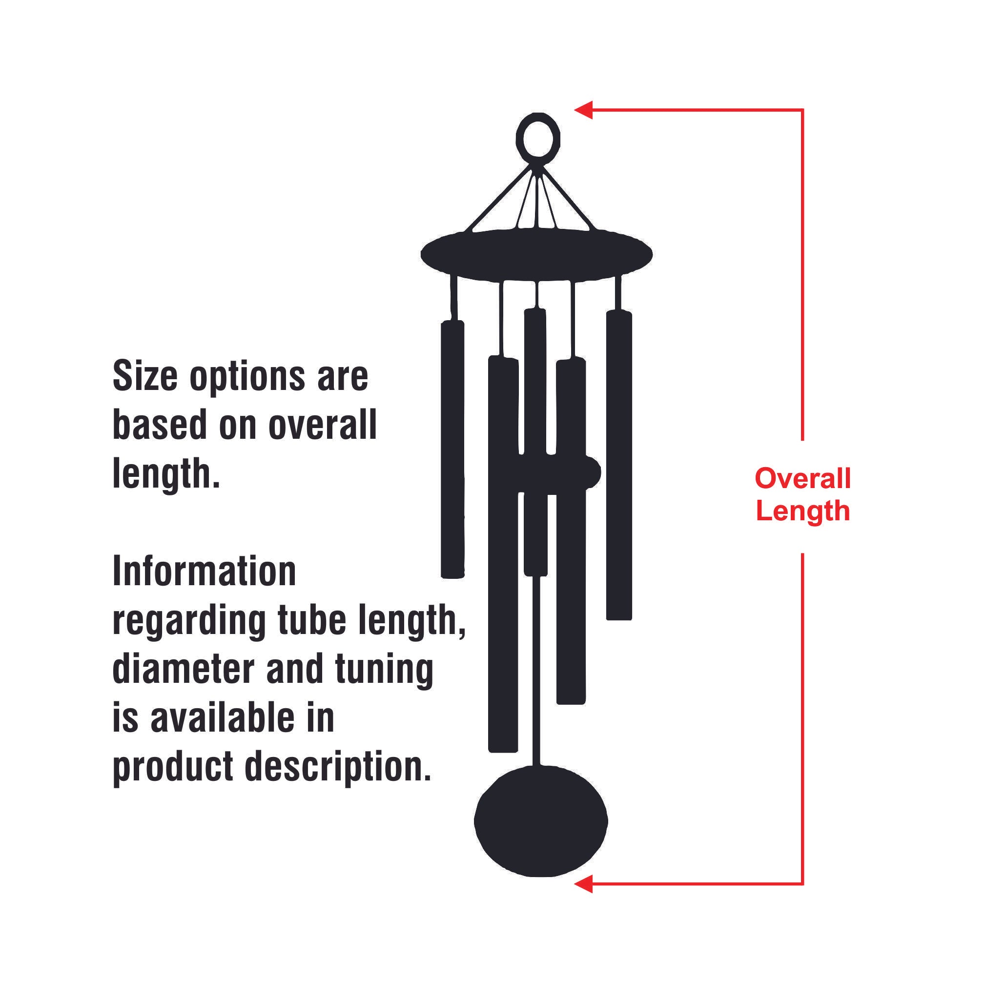 Corinthian Bells Wind Chime |  Listen to the Wind and Think of Me | Made in USA