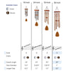 Personalized Sympathy Wind Chime | In memory of a life so beautifully lived | Memorial Gift