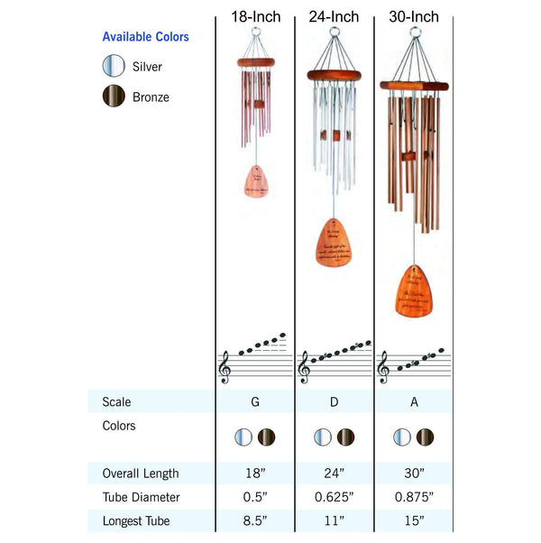 Wind Chime Size Options