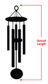 Pet Memorial Wind Chime for Loss of Dog, 30-Inch Bronze, Favorite Hello Hardest Goodbye, Loss of Dog Memorial Gift, Loss of Dog